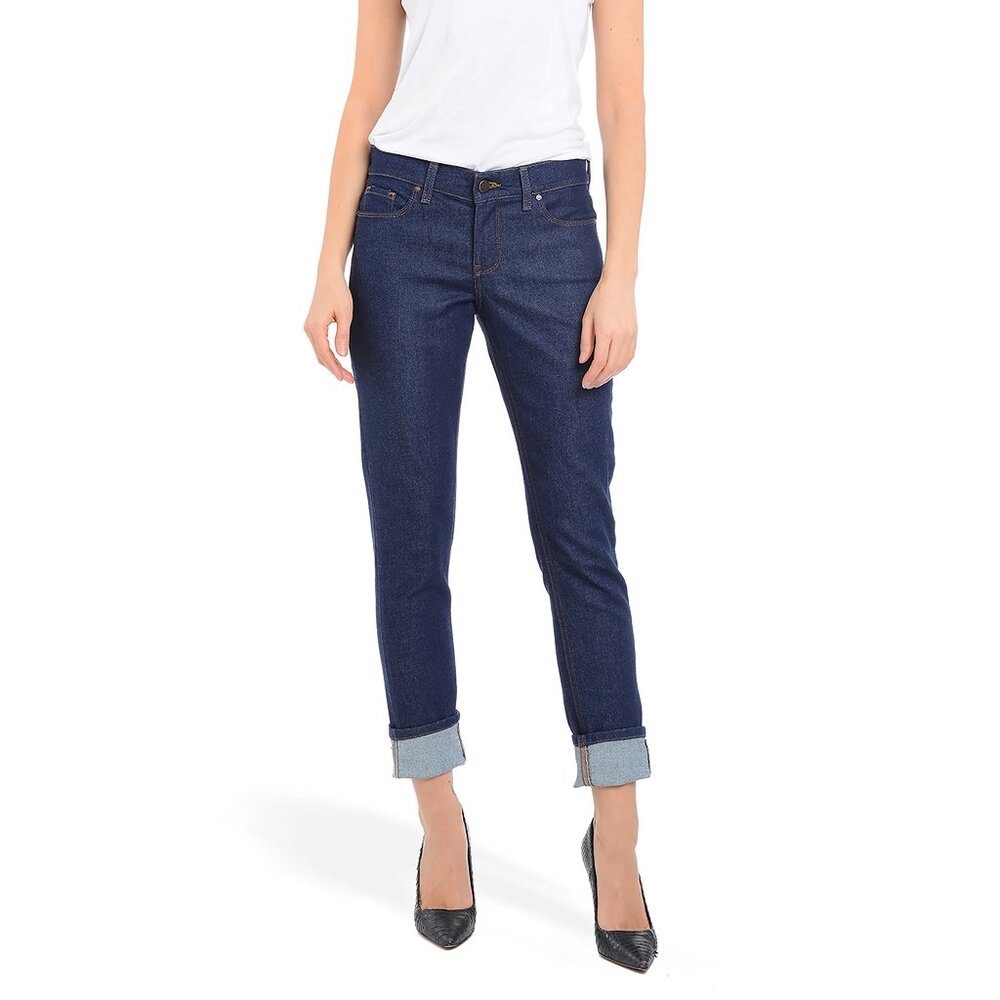 Mott & Bow Slim Straight Laight Jeans 30x30, Dark Blue